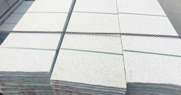 鄂尔多斯芝麻白毛板，石材毛板