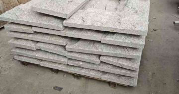 鄂尔多斯芝麻白蘑菇石，自然面