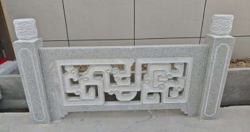 鄂尔多斯芝麻白河道栏杆 桥栏杆