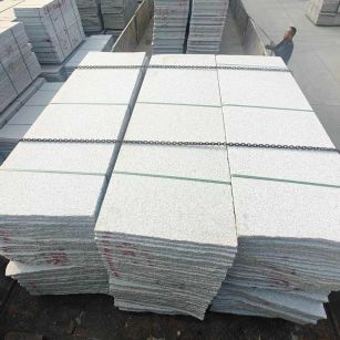 鄂尔多斯芝麻白毛板，石材毛板