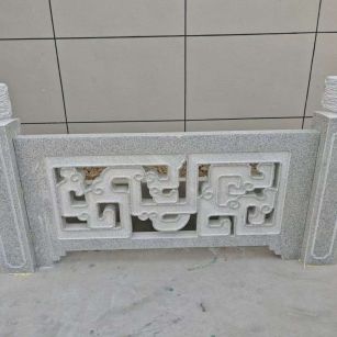 鄂尔多斯芝麻白河道栏杆 桥栏杆