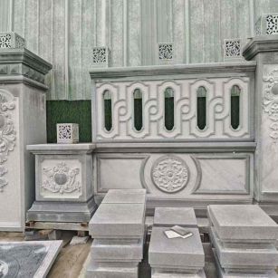 鄂尔多斯芝麻灰异形别墅门头