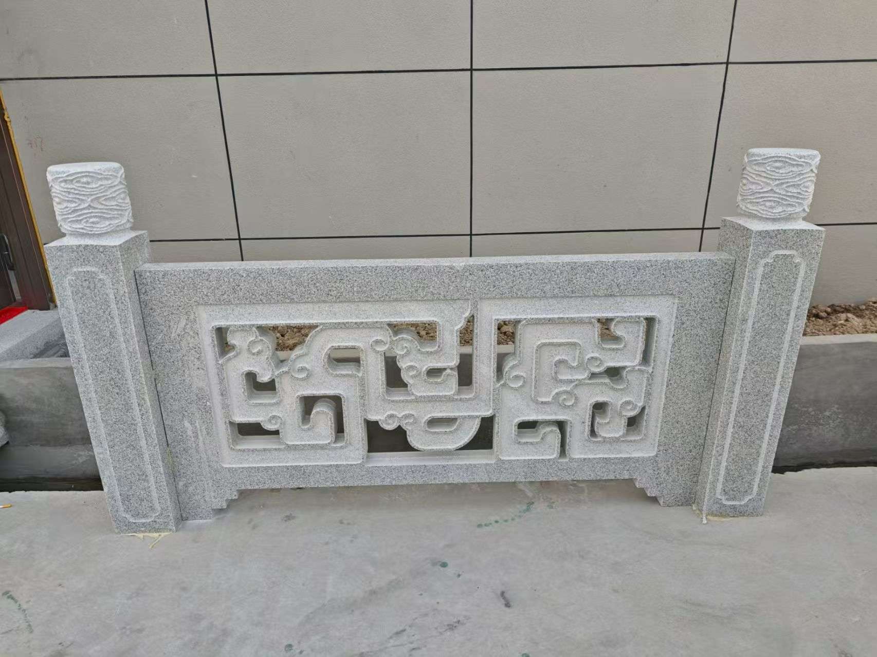 鄂尔多斯芝麻白河道栏杆 桥栏杆