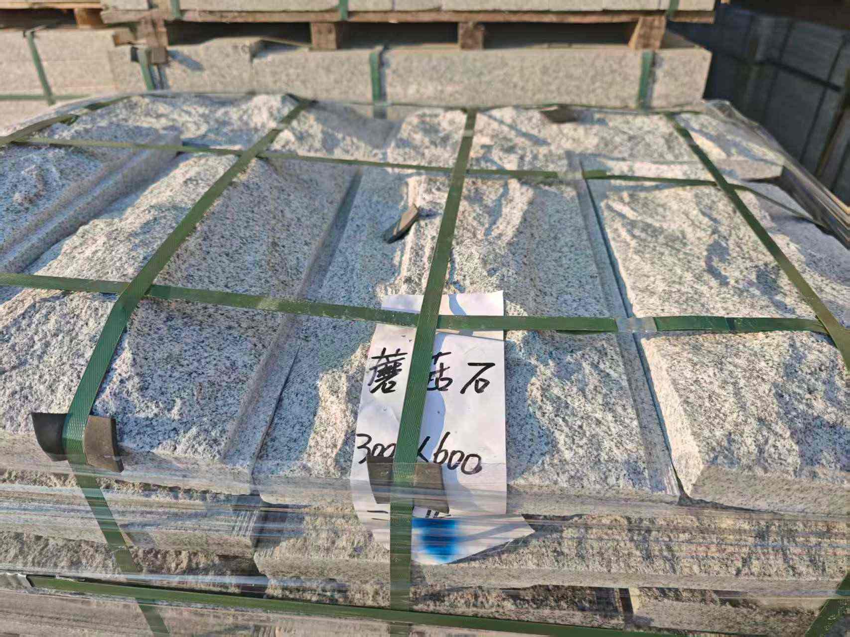 鄂尔多斯芝麻白蘑菇石，自然面